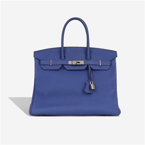 hermes birkin togo 35 bleu electrique|Hermes Birkin 35 for sale.